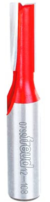 Freud 12-108 3/8 Diax1 Double Flute Straight Router Bit w/1/2 Shank
