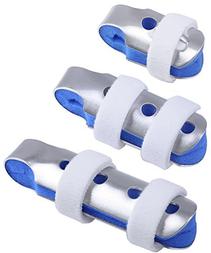 Finger Schiene Splints: 3 Packungen Finger Ruhigstell-Schiene mit Weichem Schaumstoff für Finger Frakturen Wunden