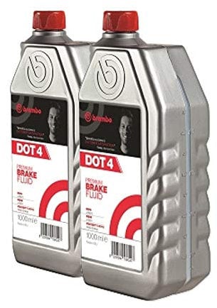 2X BREMBO Premium Bremsflüssigkeit Brake Fluid DOT 4 1L // L 04 010