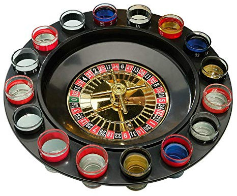Premier Housewares Jeu à boire Roulette Lucky Shot 16 verres