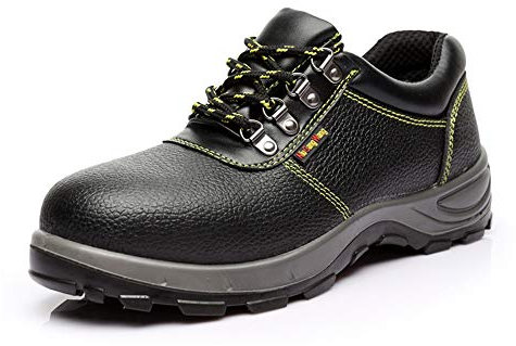 D C.Supernice Chaussure de Securité Femme Hommes, Basket Securite en Cuir pour Adultes Confortables et Respirantes