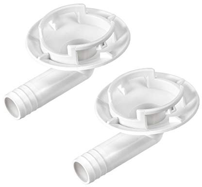 sourcing map Air Conditioner Drain Hose Connector Elbow Fitting for Mini-Split Units and Window AC Unit 40mm 2Pcs