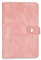 A6 PU-Leder-Notizbuch, nachfüllbar, 6 runde Ringbucheinlagen für A6 Füllpapier, Notizbuch, persönlicher Planer, Ordner, rosa