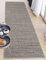 Carpeto Rugs Teppich Läufer Flur - Modern Teppichläufer - Kurzflor, Weich - Flurläufer für Wohnzimmer, Schlafzimmer - Teppiche - Meterware - Grau - 70 x 200 cm