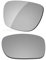 LenzReborn Lentes polarizados de repuesto para gafas de sol Oakley Holbrook XL OO9417, más opciones, Gris Plata - Espejo polarizado, Taille unique