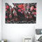 Just Funky Naruto Wandteppiche Shippuden Akatsuki Tapisserie, Polyestergewebe, Vorhang, Dekor, Wandkunst [205,7 x 134,6 cm] Shonen Jump, Ninja, Anime, Itachi, Shinobi