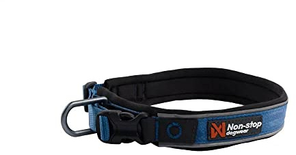 Non-stop dogwear ROAM Collar | solides, gepolstertes Halsband für Jede Aktivität, Größe:M