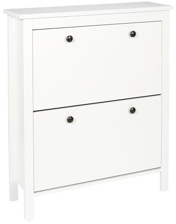 HOME DECO FACTORY - HD7384 - Meubles à Chaussures 2 Portes Elisabeth, Entrée, Salon