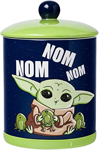 Silver Buffalo Star Wars The Mandalorian The Child Nom Frogs Keksdose, Keramik, groß