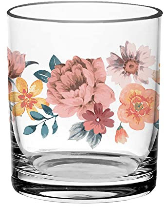 Douceur d'Intérieur, Gobelet (Diamètre 7.5 x 10 cm) Jayana, Verre Imprimé