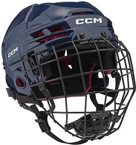CCM Tacks 70 Helm Combo Senior, Größe:S, Farbe:Navy