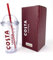 Kimm & Miller Costa Coffee Iced Coffee Cup Gift Set - Reusable Cup with Straw and Lid - Official Costa Gifts for Coffee Lovers