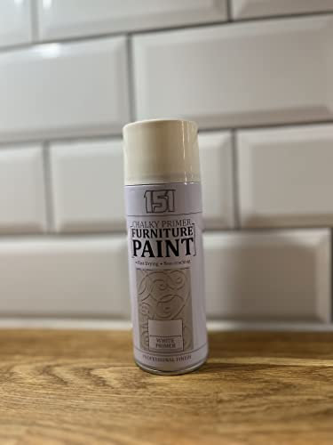 151 Chalky White Primer Furniture Paint. Fast Drying, Non-cracking, Professional Finish.