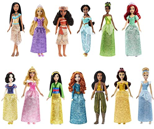 Disney Princess Doll Skirt with Glitters for Girls Ages 3 and Up