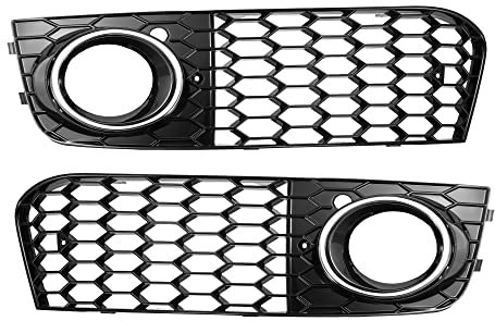 X AUTOHAUX 1 Paar Vorne Nebelscheinwerfer Grill Abdeckung für Audi A4 B8 8KD807682