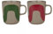 Marimekko Oiva/Seireeni Mug 2,5 dl, 2 pcs - Terra, Green, red