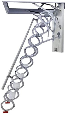 Indoor Loft Ladder Remote Control Electric Attic Stairs Pull Down Attic Ladder Invisible Folding Ladder Telescoping Ladder