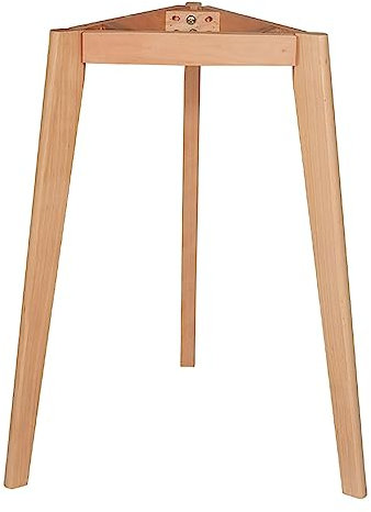 Holz Tischfüße Möbelfüße,Massivem Holz Dreieck Tischbeine Tischgestell,Schwerlast Tischkufen,Couchtischbeine Stützfüße Für Runde Esstische DIY Konferenztisch,100Kg Tragen (48cm)