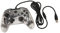 Gamepad, Controller Cablato Stabile Senza Latenza Doppia Vibrazione per PC (Bianco trasparente)