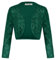 GRACE KARIN Ladies Plus Size Sequined Cardigan 3/4 Sleeve Loose Fit Long Sleeve Wedding Cardigan Dark Green XL