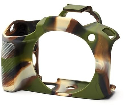 easyCover - Silikon Kameratasche - Schutz für Ihre Kamera - Canon R50 - Camouflage