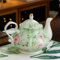 SOREZE Théière Anglaise Britannique de 400ML, Base chauffante, Chauffe-thé en Porcelaine, Ensemble de théière, Four de Maintien en céramique