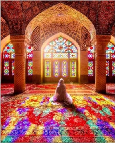 1000 Teile Islamische Moschee Puzzles Holzpuzzle Intellektuelle Erwachsene Puzzles Puzzle Spielzeug Muslimische Pilger Bilder