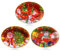 BOOSHMall Juego de 3 platos de Navidad, platos de pastelería, platos decorativos, platos reutilizables como decoración de mesa, grandes, 30 x 22 cm