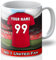 Personalised Man United Mug - Customise with A Name and Number for The Shirt and A Message On The Back of The Cup