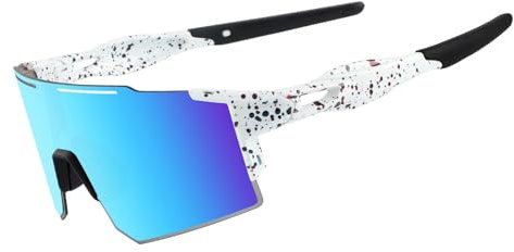 Eninedeuisou Sonnenbrille Fahrradbrille für Herren Damen UV 400 Schutz Schutzbrille MTB Sportbrille für Outdoorsport Radfahren Fahren Laufen Golf Baseball