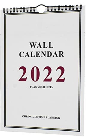 DIKACA 1Stück Hängender Wandkalender Handgezeichnete Planung für Büro Wohnzimmer Abwischbar Platz für Notizen Stilvolle Dekoration für Zuhause Minimalistisches