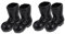 JUMPLAWN 2paare Miniatur Weihnachtsmann Stiefel Weihnachts Deko Schuhe Für Puppenhaus Realistische Mini Schuhe Für Weihnachtsdekoration Und Festliche Szenen