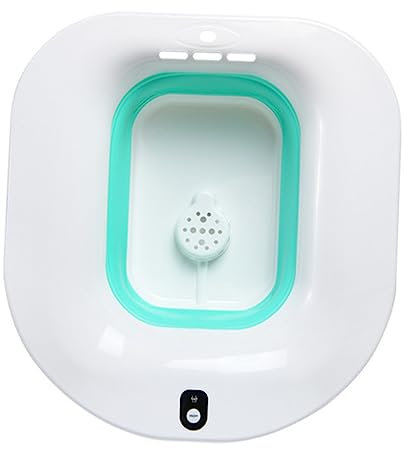 WRITWAA Elektrisches Sitzbad FüR Toilette Schwangere Frauen HäMorrhoiden Sitzbad Postpartale Pflege Mit Ergonomischem Design Und Breiten Kanten Gegen VerschüTten