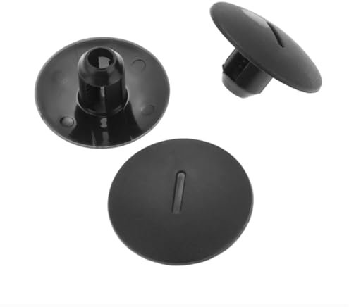 PEVAVFZMMY Attaches Noires for Tapis rayé, 25 pièces, Pince for Clip, Longueur de Tige de 13.6mm, for Peugeot 408 307 206 citroën C5 C2, retenue en Plastique Fixations et Clips Automobiles