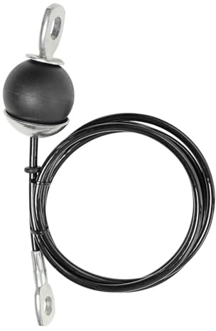 HGZLQKD Fitness Pulley Cable Replacement 6mm Workout for Home Gym Portable Heavy Duty Equipment Lightweight Pulley System Cable, 1m