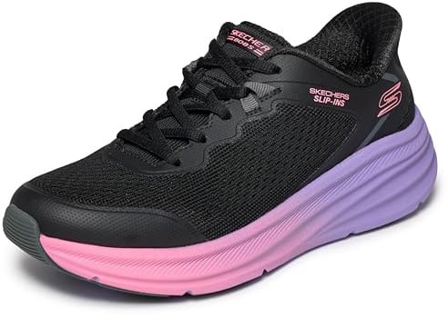 Skechers Bobs Skillz Damen, Schwarz Multi, 5