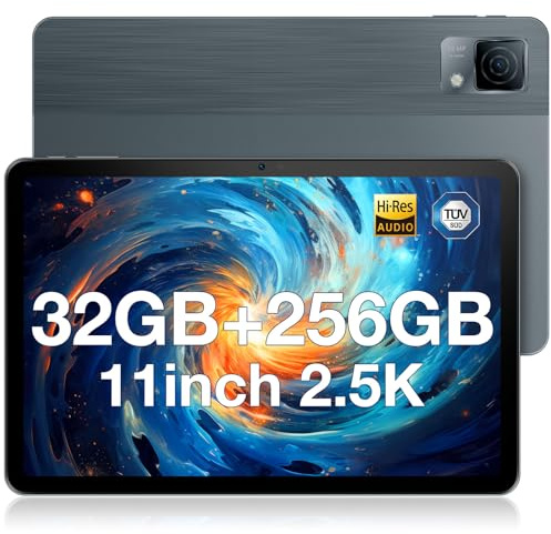 DOOGEE T30 Ultra Android Tablet 11 Zoll, Helio G99 Octa Core, 32(12+20) GB RAM 256GB ROM (2TB TF), 2.5K IPS, 8580mAh Tablets PC, 2560x1600, 16+8MP, Widevine L1/4 Hi-Res-Zertifizierte Lautsprecher