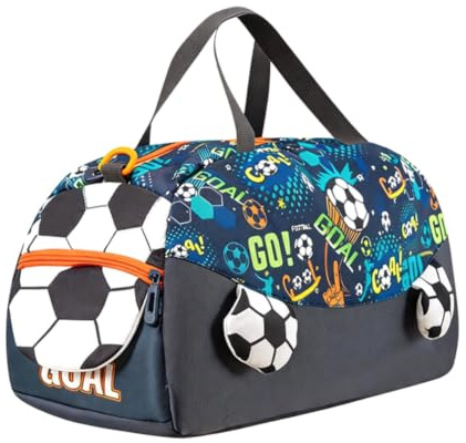 CEWROM Bolsa de deporte para niños, bolsa de viaje para niños, bolsa de natación para niños y niñas, impermeable, bolsa de viaje para fin de semana, bonita bolsa de fútbol al aire libre, bolsa de lona