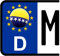 benobler BOSNA 3 x Aufkleber Ball BOSNIEN Flagge, Vinyl, Patriotisch, Sticker, Mehrfarbig, Metall, Kunststoff, glatte Oberflächen