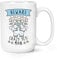Beware Crazy Yeti Man 15oz Large Mug Cup