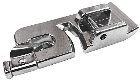 Z.Z.N. Pied pour ourlet roulé 4 mm pour machines à coudre Bernette London 7, London 8, Moscow 4, Moscow 5, Chicago 7, Rome 5, Milan 5