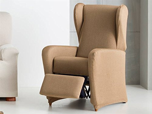 Lanovenanube Eysa Bezug für Sessel Ulises Relax Farbe Grau C06 Relax 1 Plaza Malve