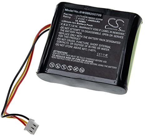 vhbw Batterie Compatible avec Braven BRV-HD, 850 Haut-parleurs, Enceintes portatives (4400mAh, 7,4V, Li-ION)