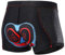 Lixada Pantaloncini Intimo Ciclismo da Uomo Traspirante Gel Imbottito per MTB Ciclismo a Lunga Distanza Nero/Nero e Rosso