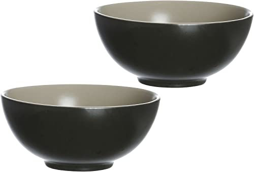 Ritzenhoff & Breker Buddha Bowls Morelia Set of 2 Black Ceramic 950ml