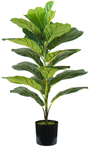 King Collection PLANTA FICUS LYRATA H. 75 cm 21 HOJAS