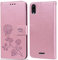 Cover per Wiko Y80 Custodia,Carta Fessura,Supporto Stand,Silicone TPU,Flip Protettiva Case per Wiko Y80