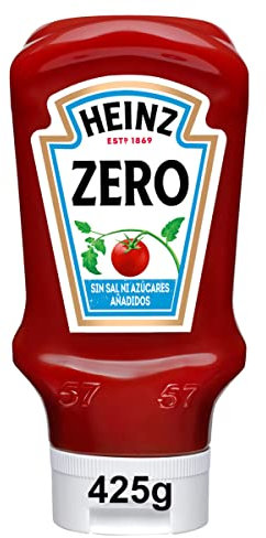 Heinz Salsa Ketchup Zero Bocabajo 425g