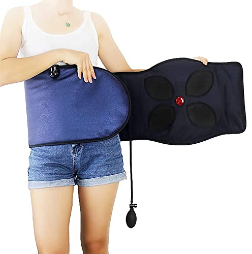 WANGXNCase Cintura in Vita elettrica per Massaggio Snellente EMS con Funzione di Agopuntura, Cintura per Sauna Riscaldante a Infrarossi Lontani, Alleviare La Dismenorrea per I Crampi alla Schiena.