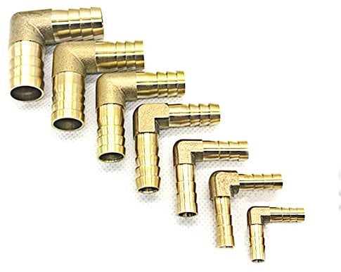 1PCS Connecteur de raccord de Tuyau en Laiton pour Le Tuyau Pagode en cuivre,L,OD 6mm